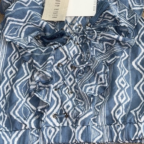 🆕 Moom River Bohemian Blouse. NWT - Picture 8 of 10